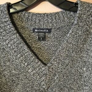 Athleta Vital V-Neck Tunic Sweater